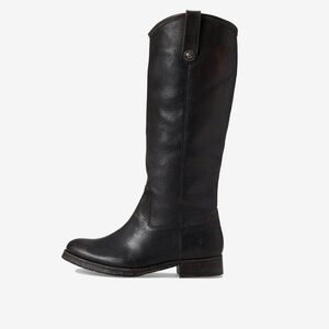 Frye Melissa size 8.5 black leather riding boots